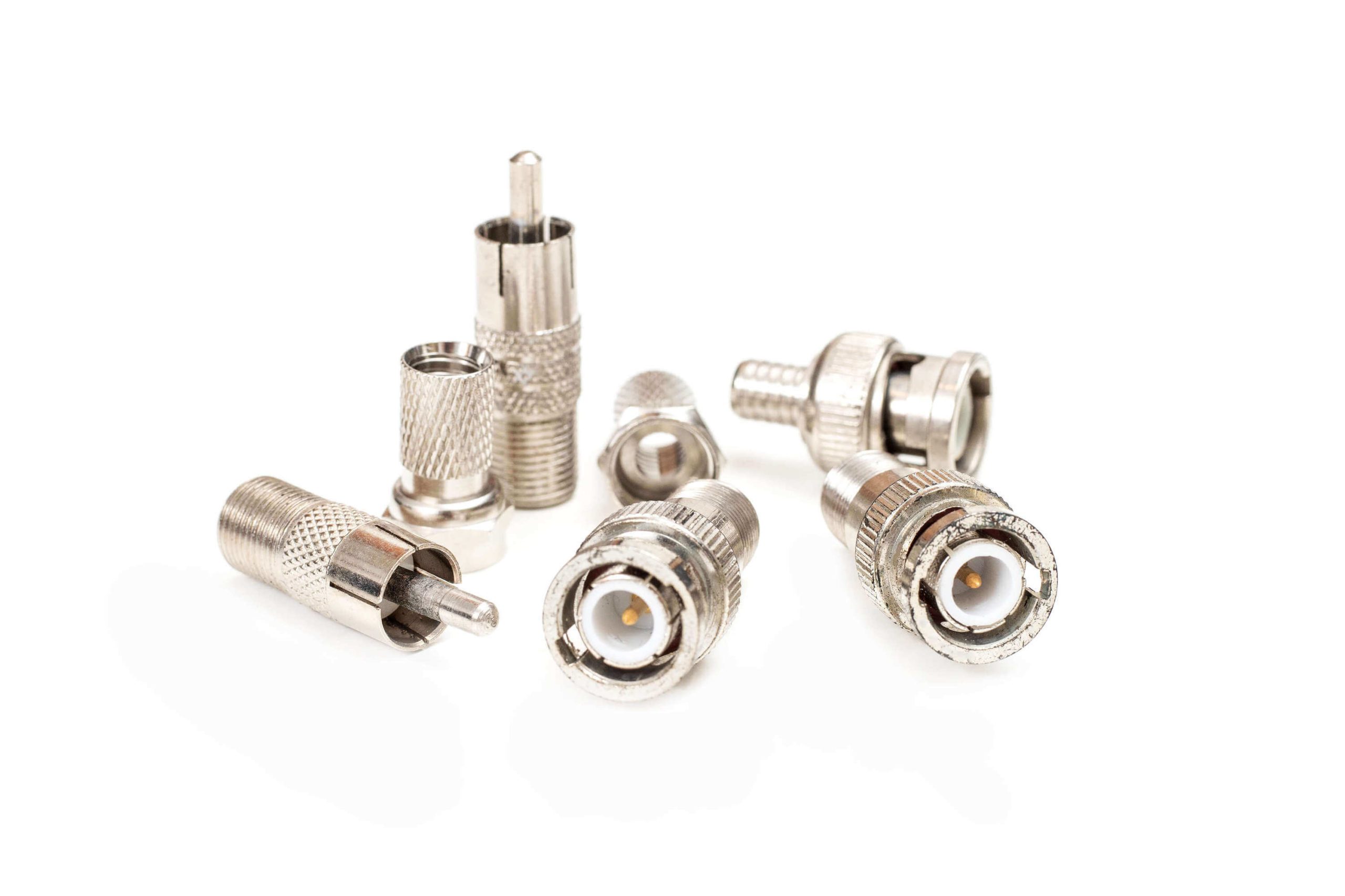 Connector parts for television audio systems